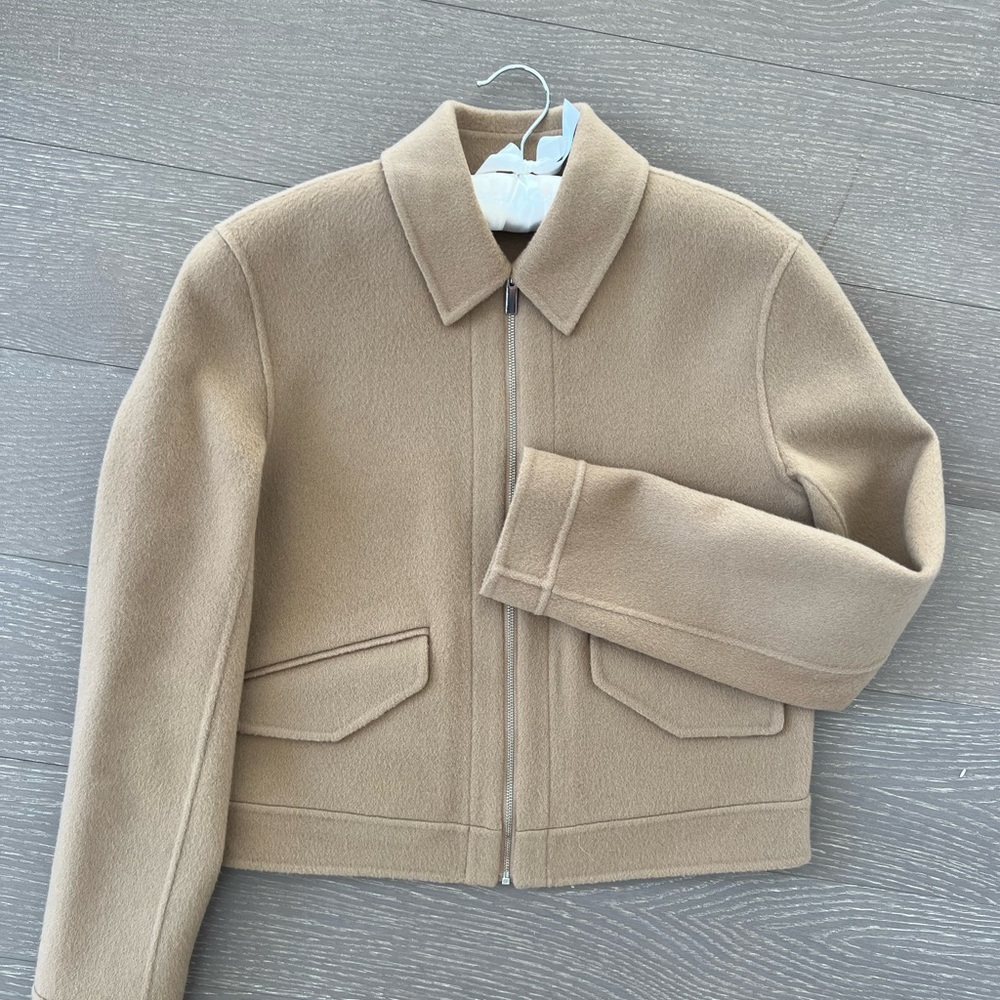 Theory Camel Wool Jacket